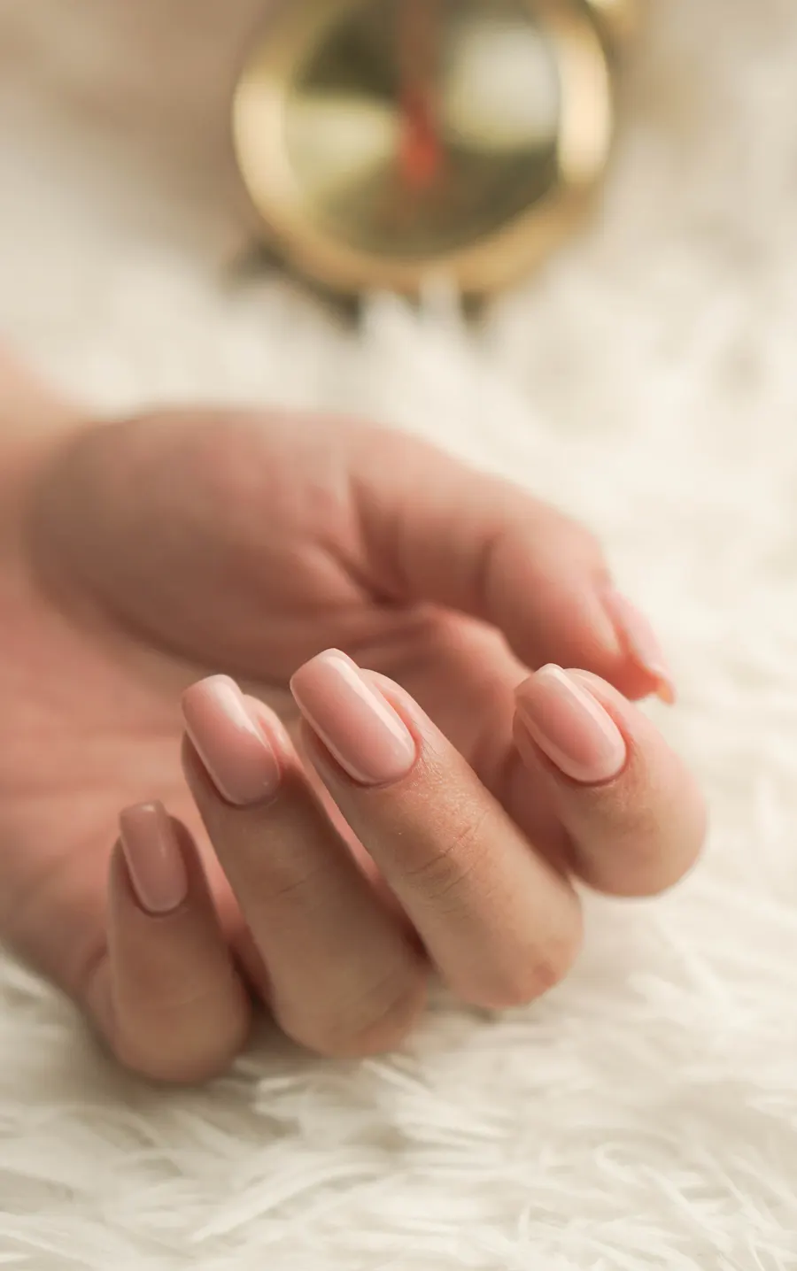 Fresh nude gel set, almond shape