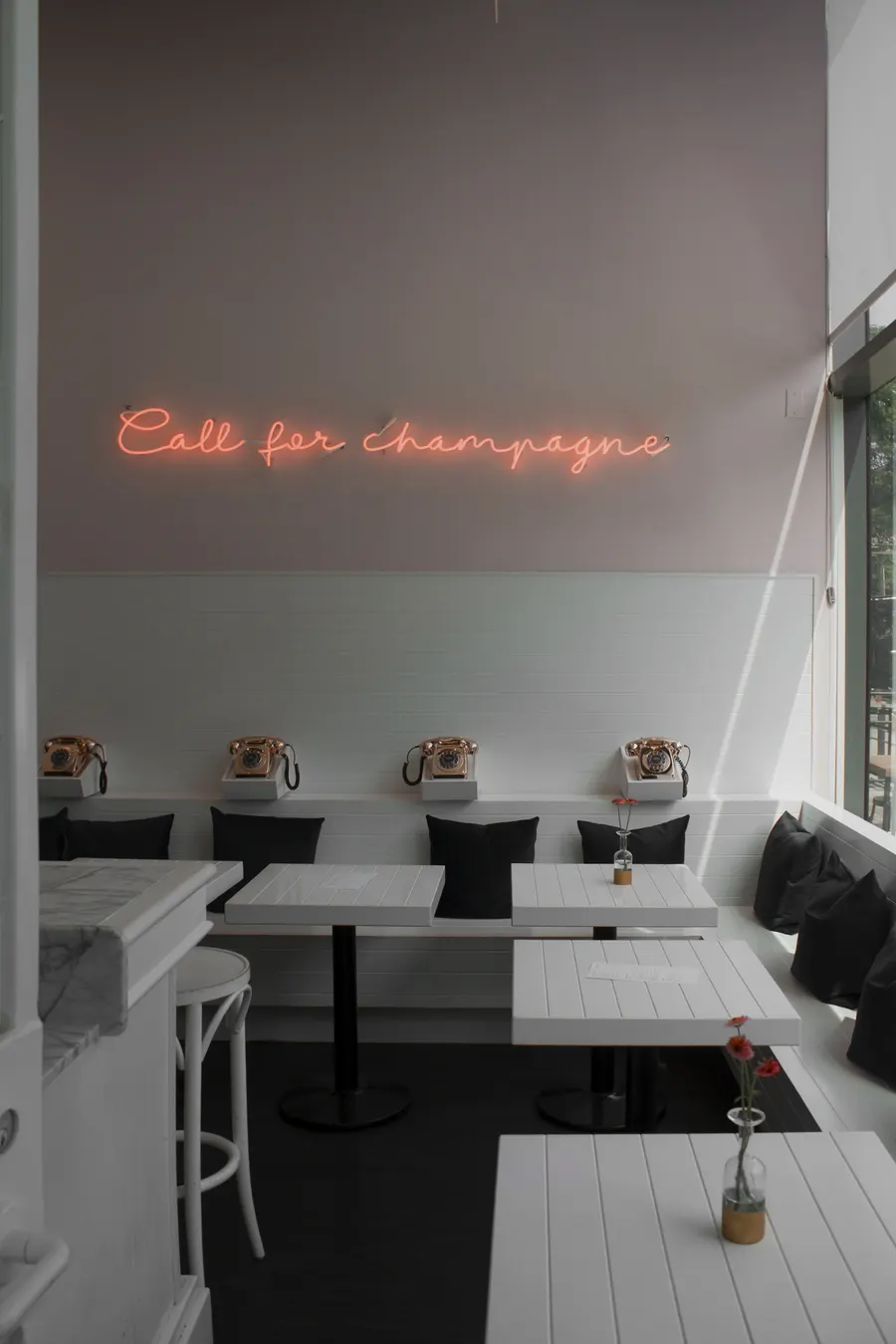 Inside the studio — pedicure lounge